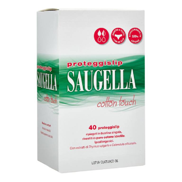 Saugella proteggislip cotton touch 40 pezzi