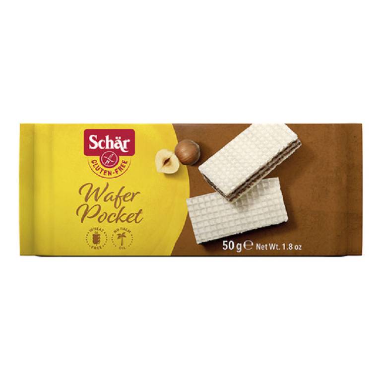 SCHAR WAFER POCKET NOCCIOLA50G