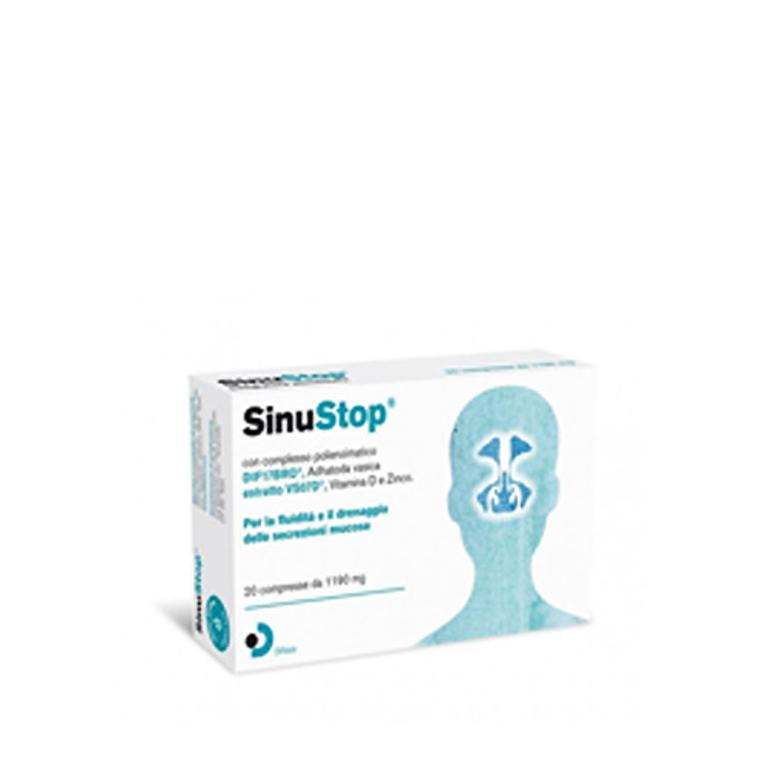 Sinustop 20 compresse per la fluidità delle secrezioni mucose