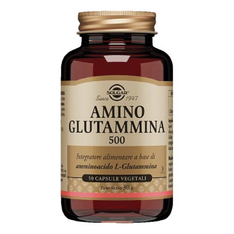Solgar Amino Glutammina 500 50 capsule veg