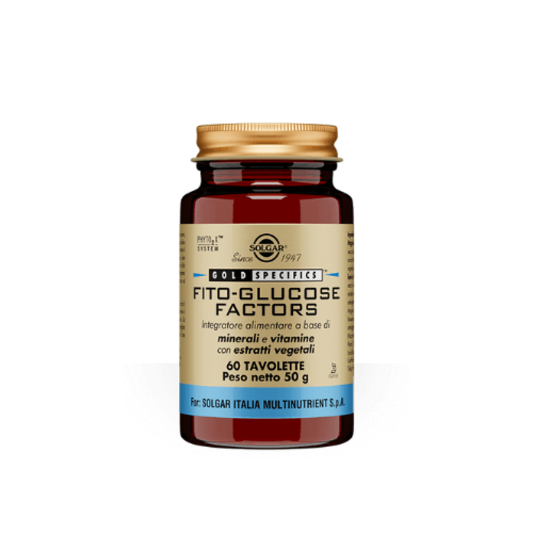 Solgar Fitoglucose factors 60 tavolette