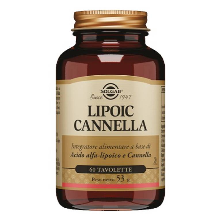 Solgar lipoic cannella 60 tavolette