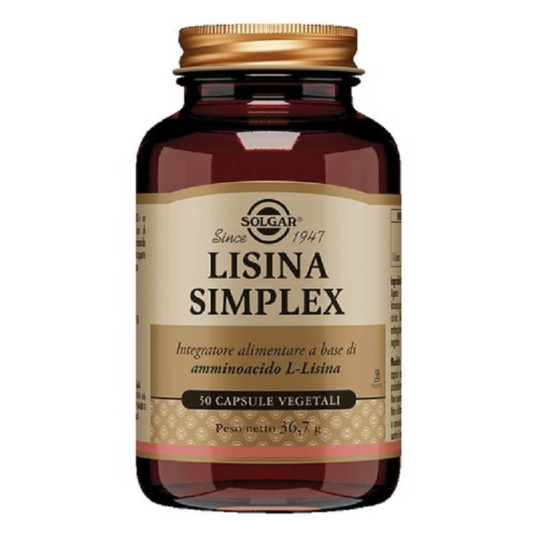 Solgar Lisina simplex 50 capsule vegetali