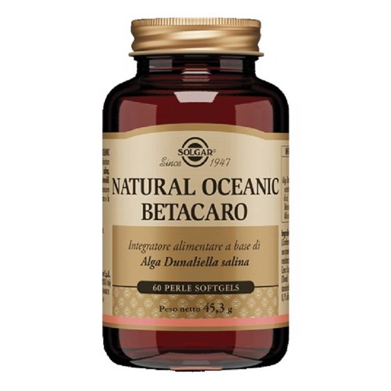 Solgar natural oceanic betacaro 60 perle 