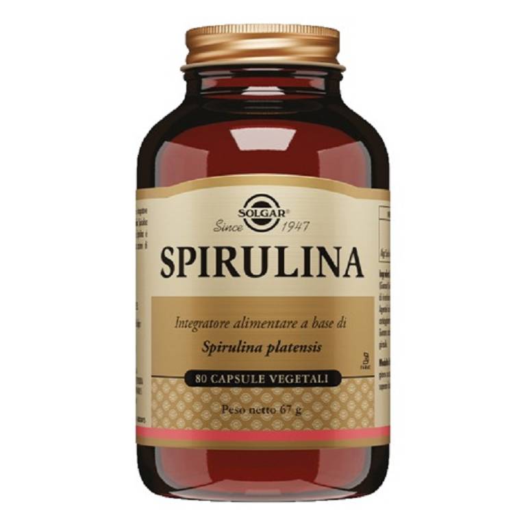 Solgar spirulina 80 capsule vegetali