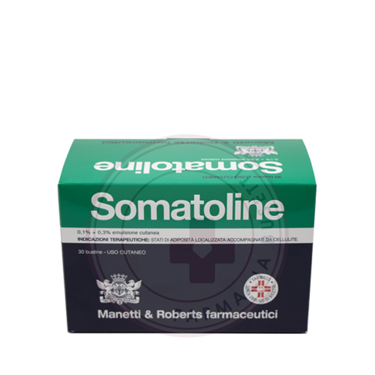 Somatoline emulsione cutanea 0,1% + 0,3% anticellulite 30 bustine