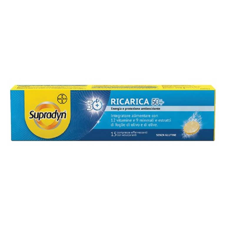 Supradyn ricarica 50+ 15 compresse effervescenti