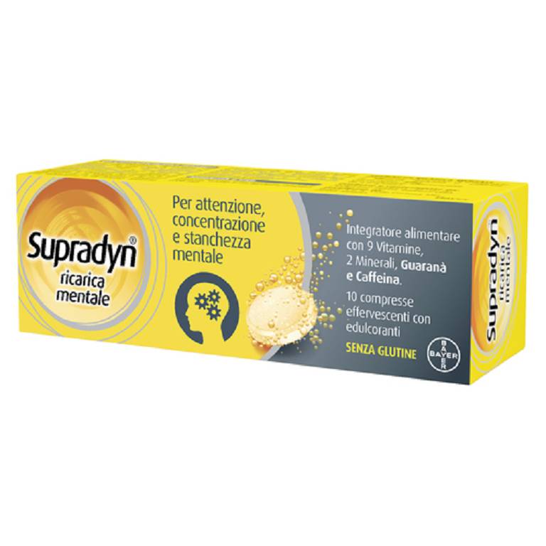 Supradyn ricarica mentale 10 compresse effervescenti