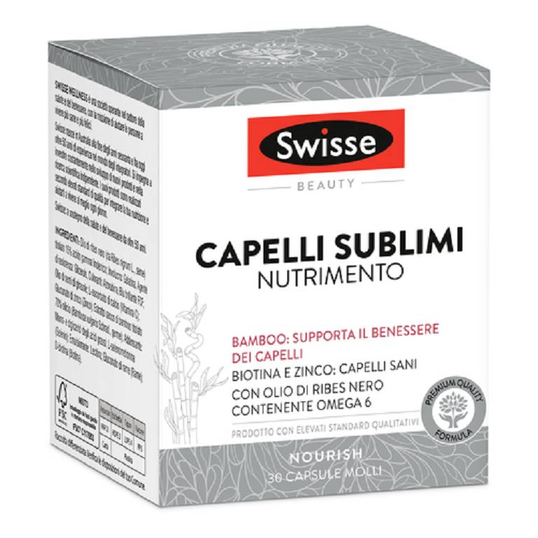 Swisse capelli sublimi nutrimento e bellezza 30 capsule