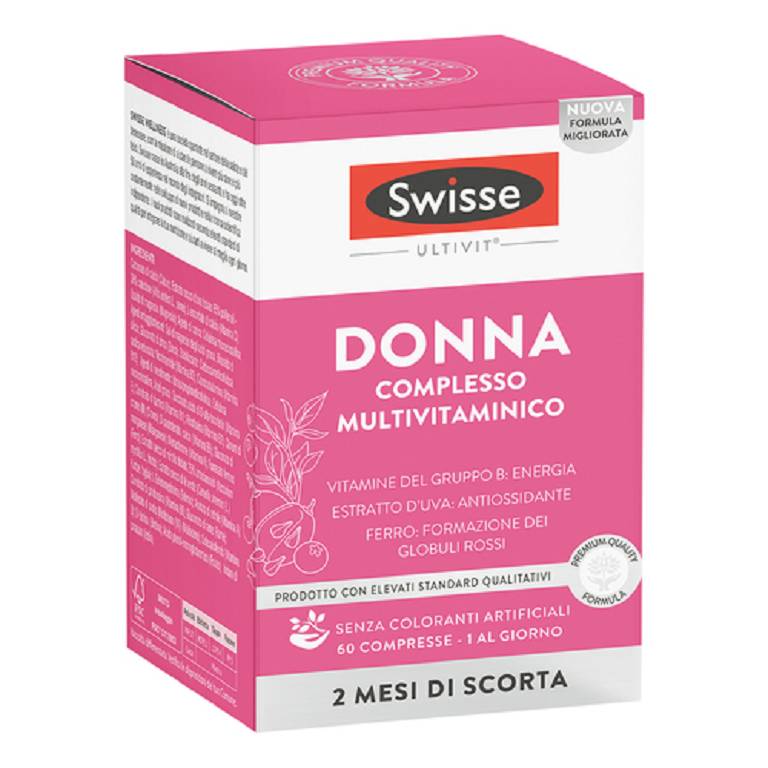 Swisse multivitaminico donna 60 capsule