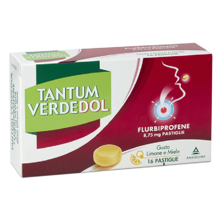 Tantum verdedol 16 pastiglie limone miele
