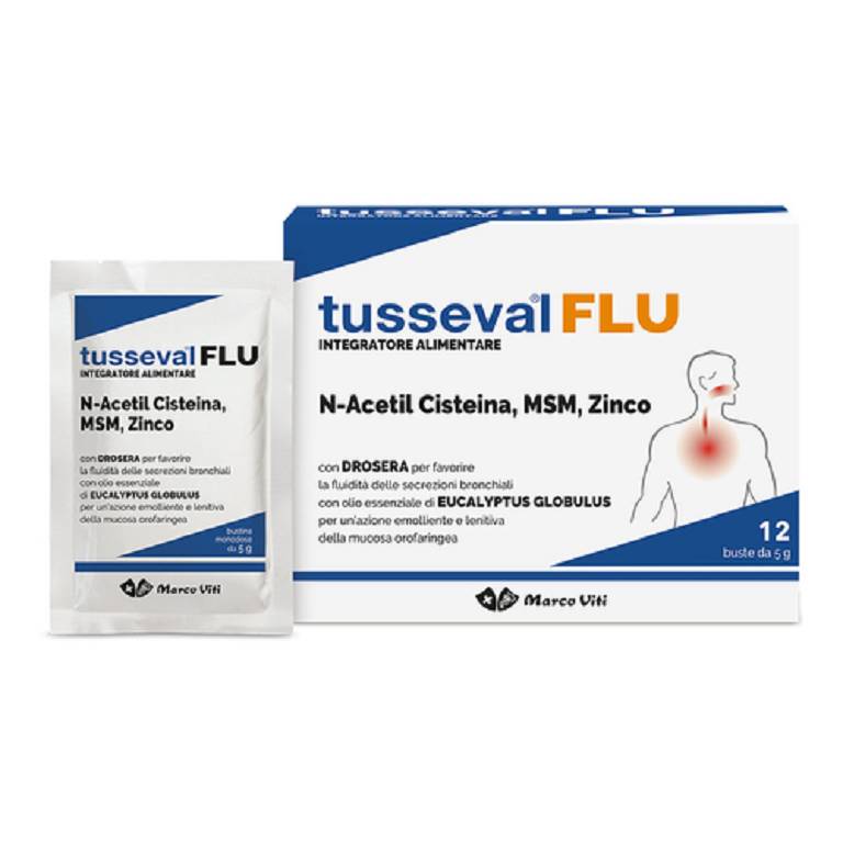 Tusseval flu 12 bustine