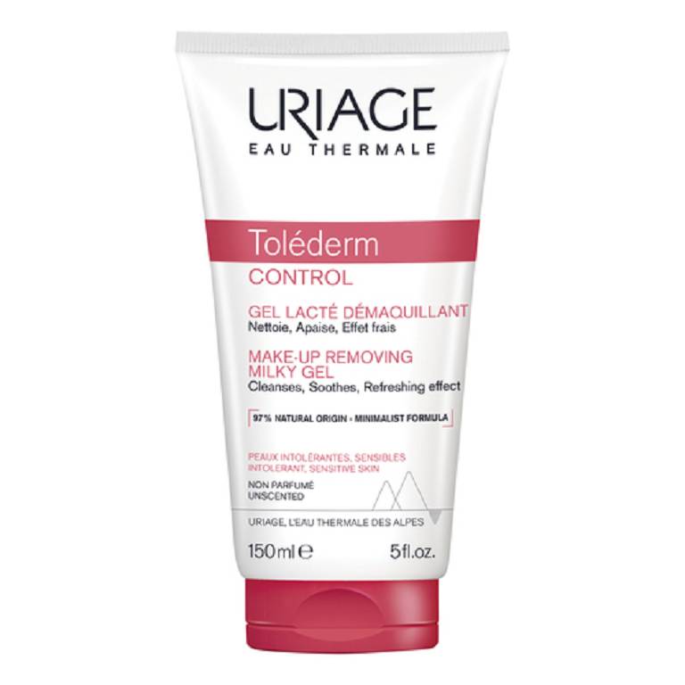 Uriage tolederm control gel latte struccante 150ml 