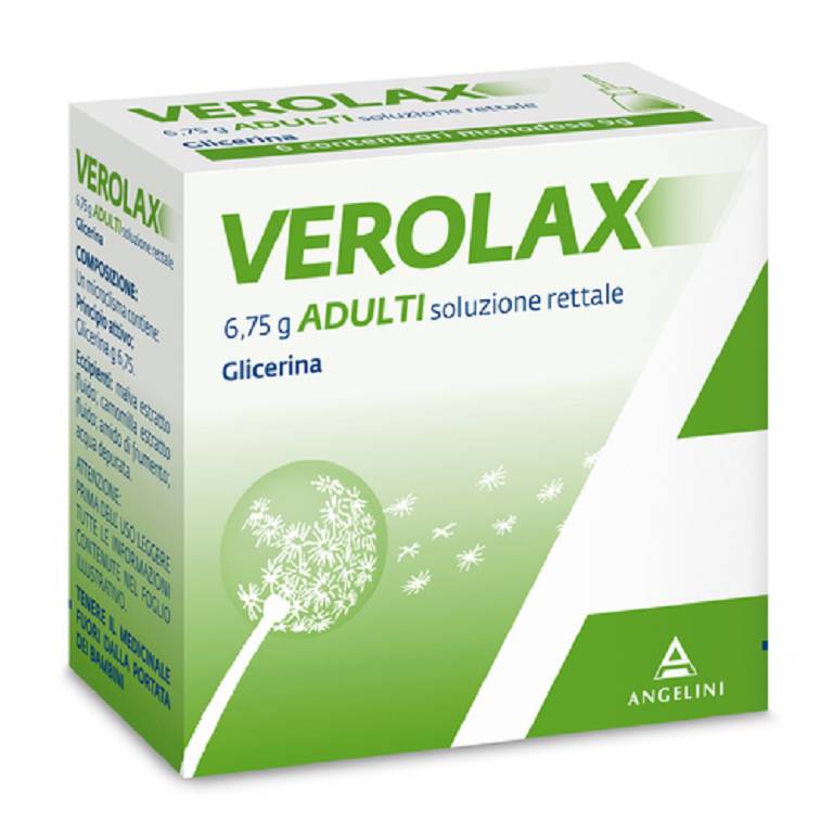 Verolax adulti soluzione rettale 6 clismi 6,75g