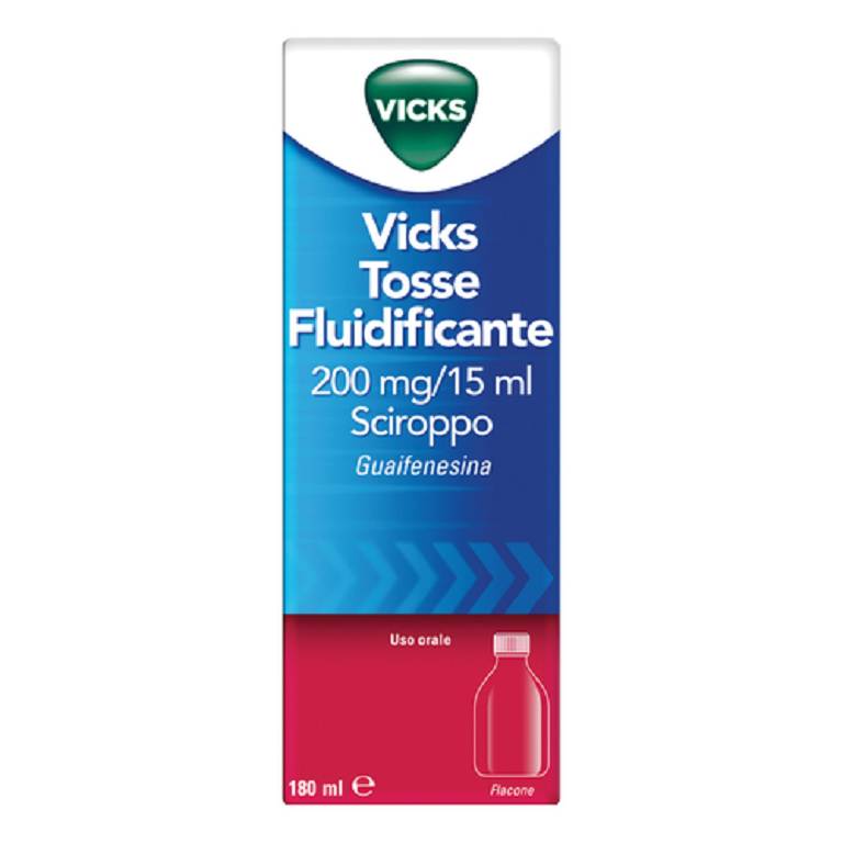 Vicks tosse fluidificante flacone 180ml