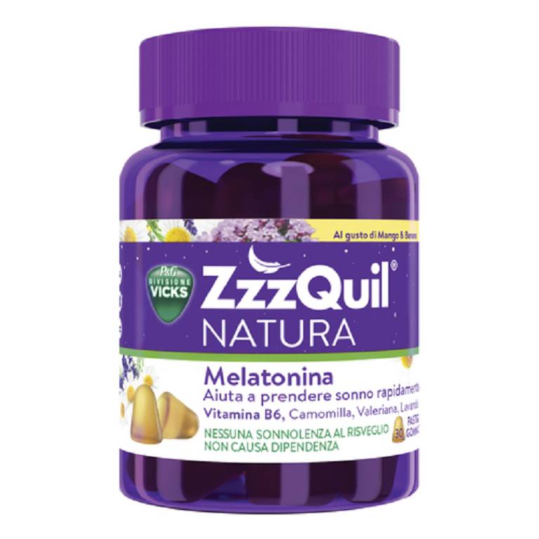 Vicks zzzquil natura mango e banana 30 pastiglie