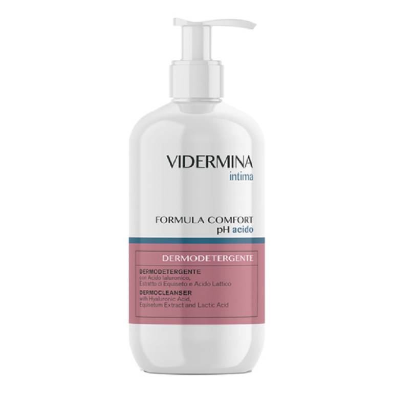 Vidermina detergente intimo formula comfort pH acido 500ml 