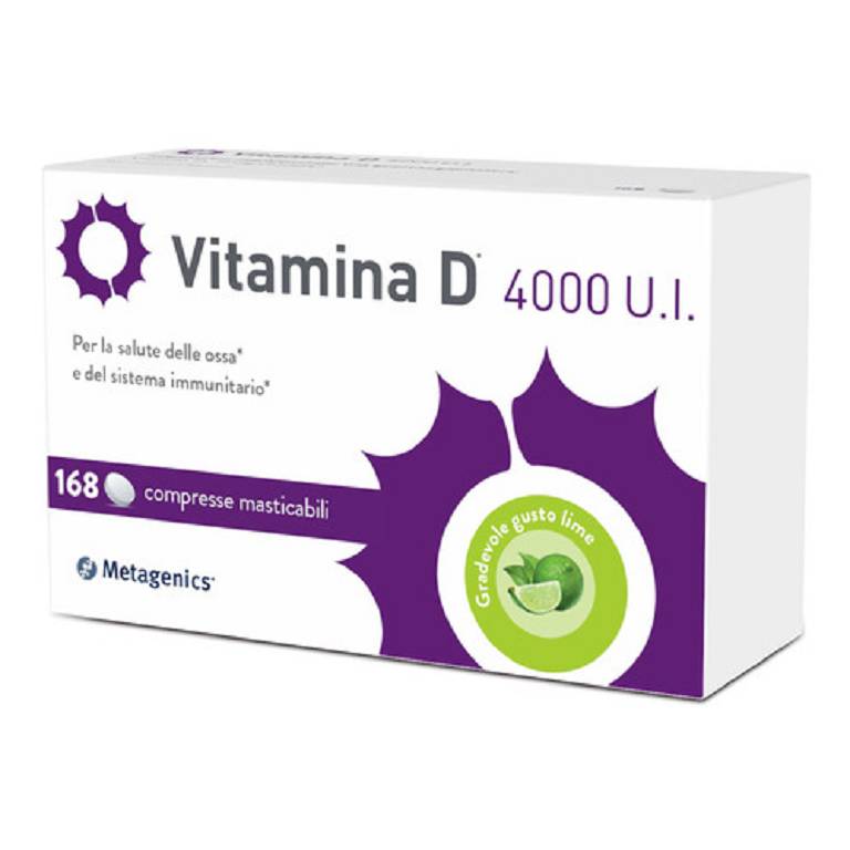 Vitamina D 4000 U.I. integratore vitamina D 168 compresse