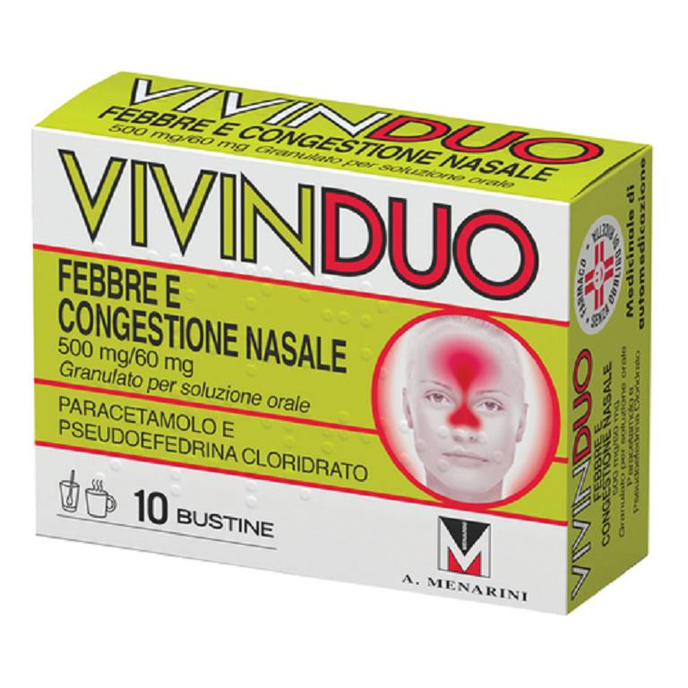 Vivinduo febbre congestione nasale 10 bustine