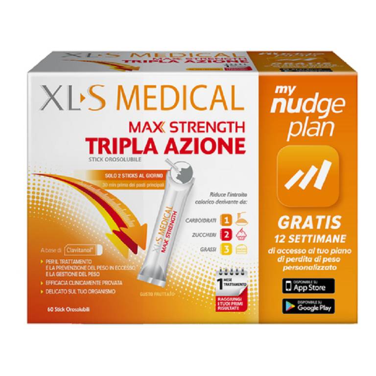 Xls medical max strength 60 stick