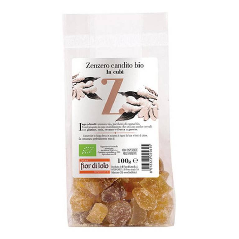 ZENZERO CANDITO CUBI BIO 100G