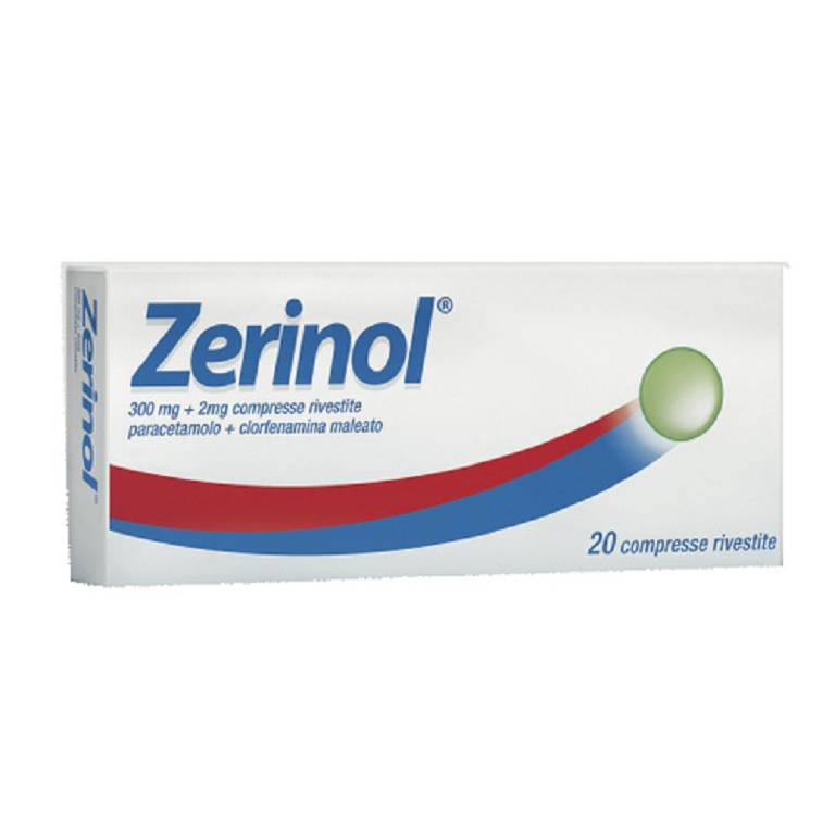 Zerinol 20 compresse rivestite 300mg+2mg