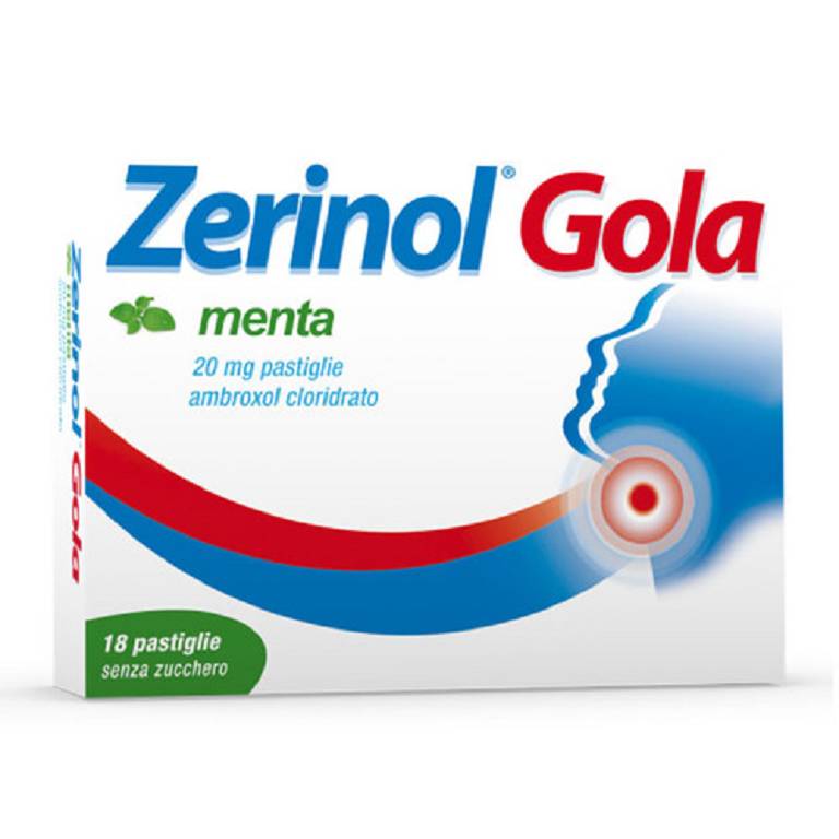 Zerinol gola menta 18 pastiglie 20mg