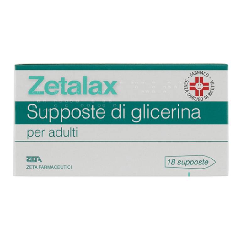 Zetalax adulti 18 supposte 2,25g