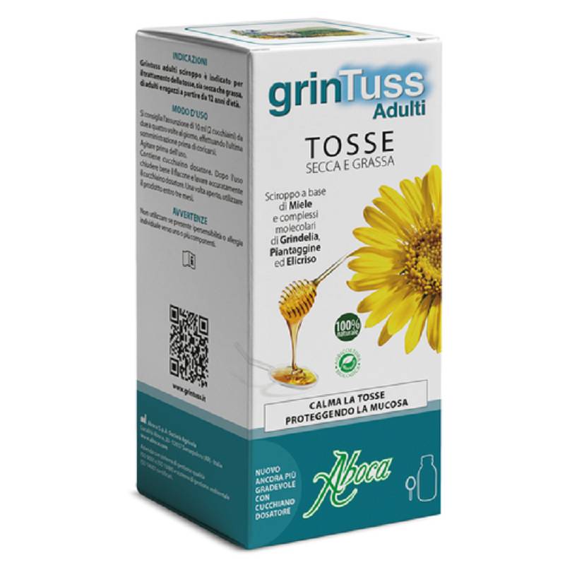 Aboca grintuss adulti sciroppo tosse secca 180g
