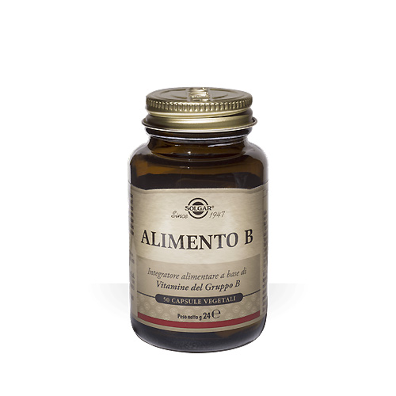 Alimento B vitamine gruppo B 50 capsule vegetali solgar