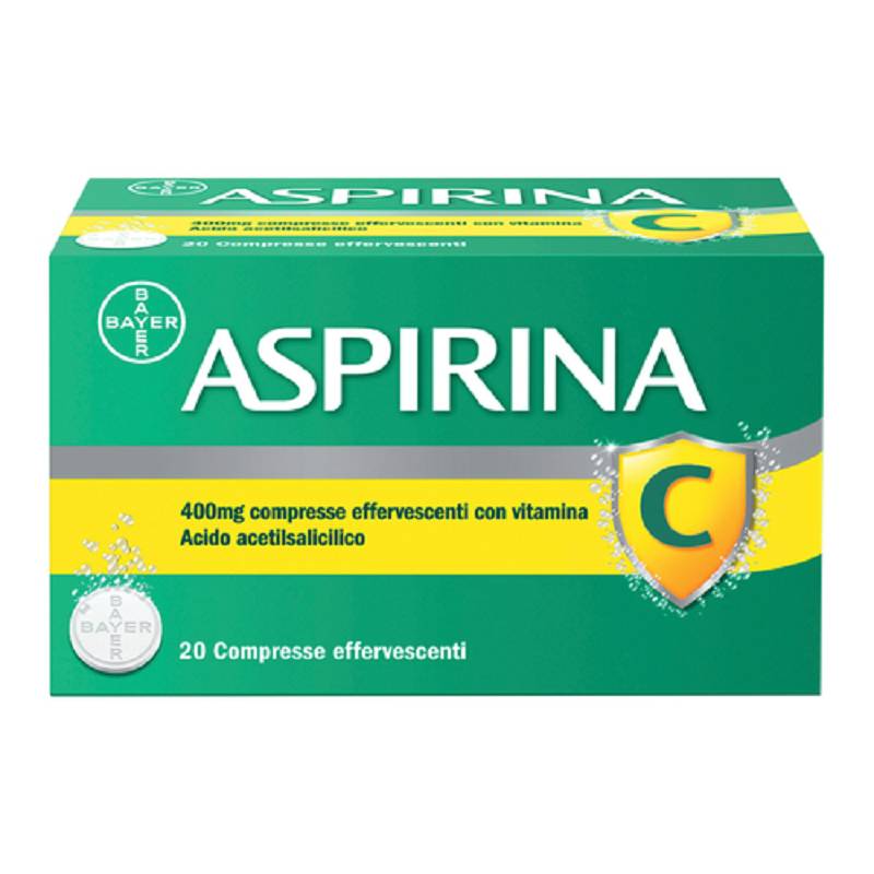 Aspirina c 20 compresse effervescenti 400+240mg