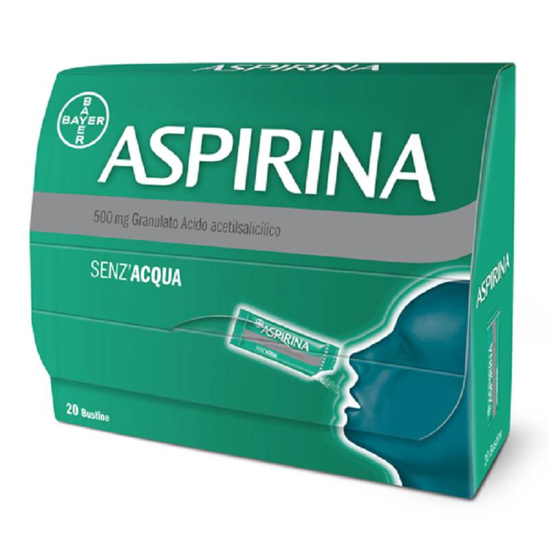 Aspirina os grat 20 bustine 500mg