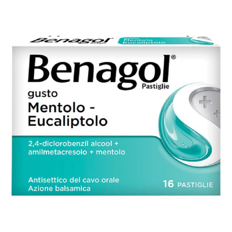 Benagol 16 pastiglie gusto mentolo eucalipto