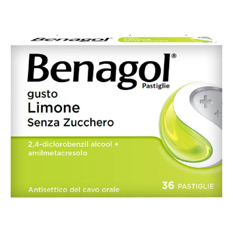 Benagol 36 pastiglie senza zucchero gusto limone