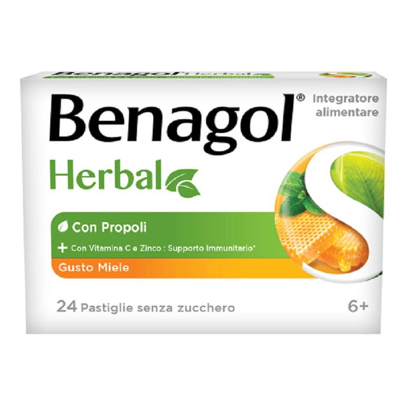Benagol herbal pastiglie gusto miele 