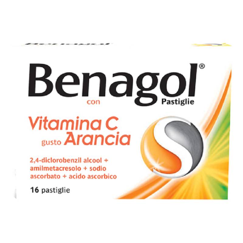 Benagol vitamina C 16 pastiglie arancia