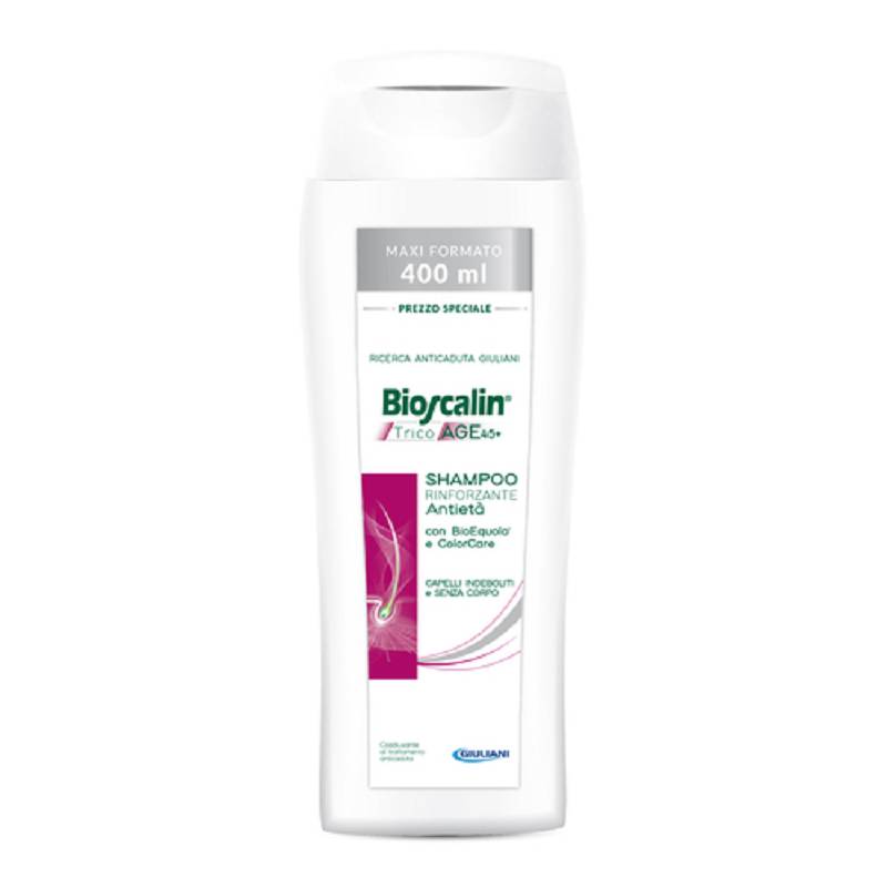 Bioscalin tricoage 45+ shampoo rinforzante 400ml