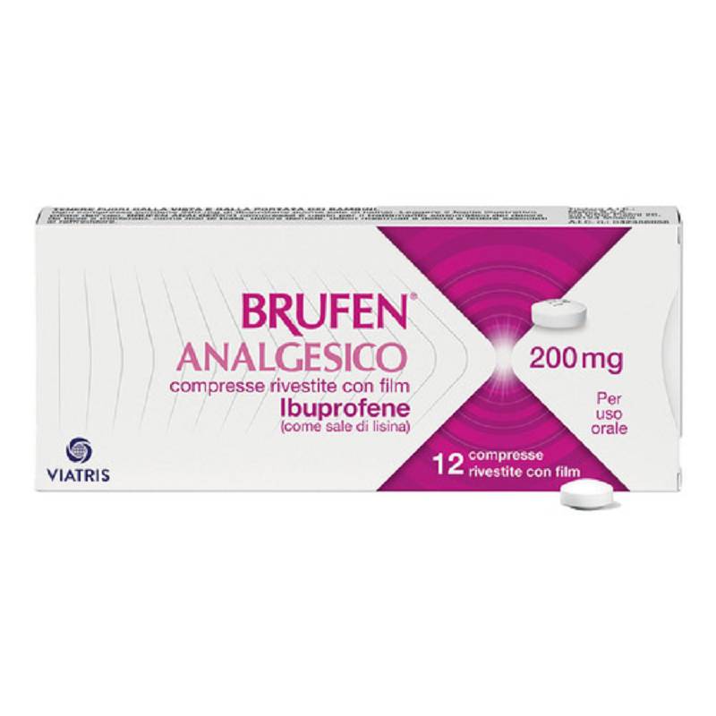 Brufen analgesico 12 compresse rivestite 200mg