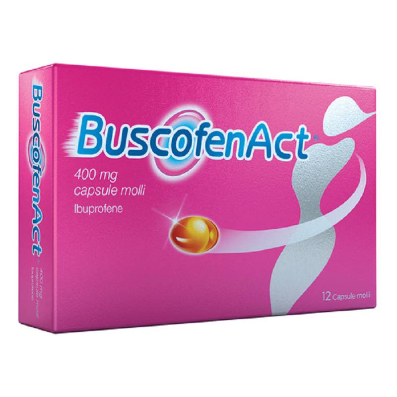 Buscofen Act 400mg 12 capsule molli