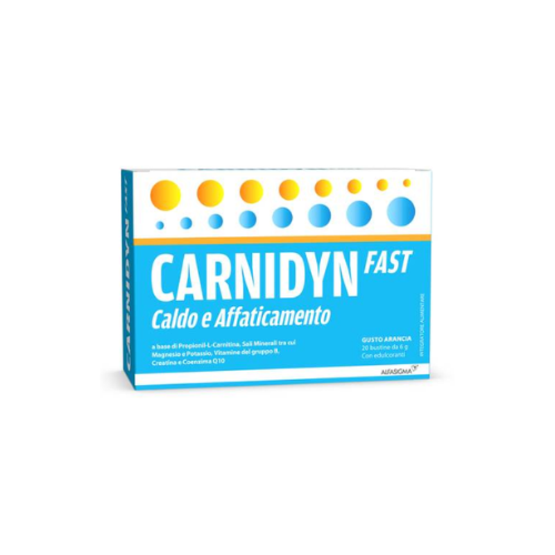 Carnidyn fast caldo e affaticamento 20 bustine