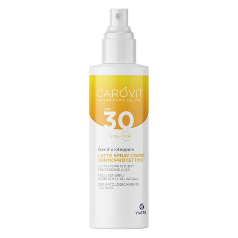 Carovit latte spray corpo dermoprotettivo SPF 30 200ml