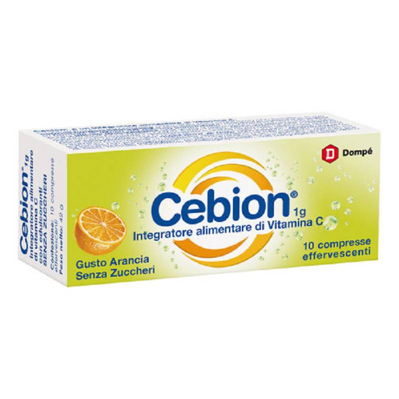 Cebion Vitamina C 10 compresse eff senza zucchero