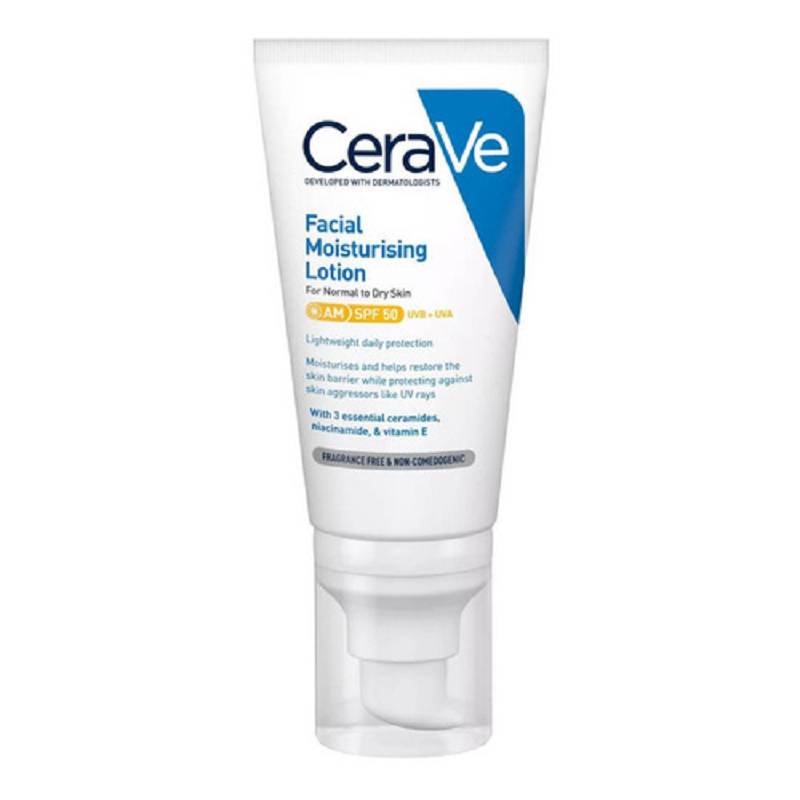 Cerave crema viso idratante spf50