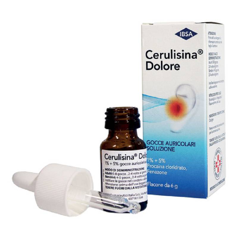 Cerulisina dolore gocce auricolari flacone 6g