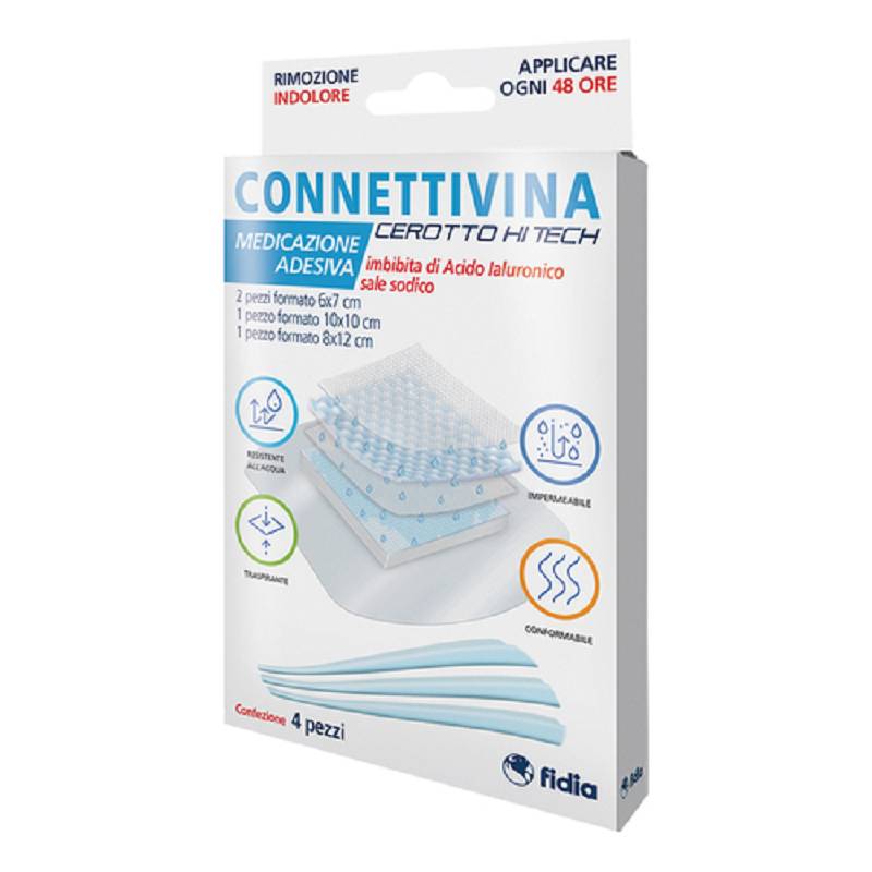 Connettivina 4 cerotti hitech misti