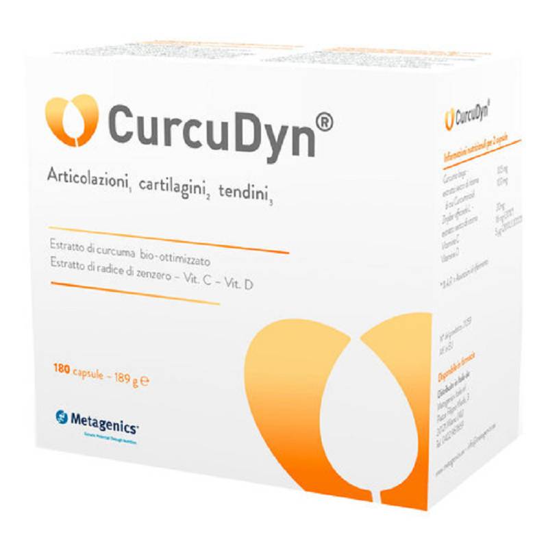CurcuDyn articolazioni, cartilagini e tendini 180 capsule