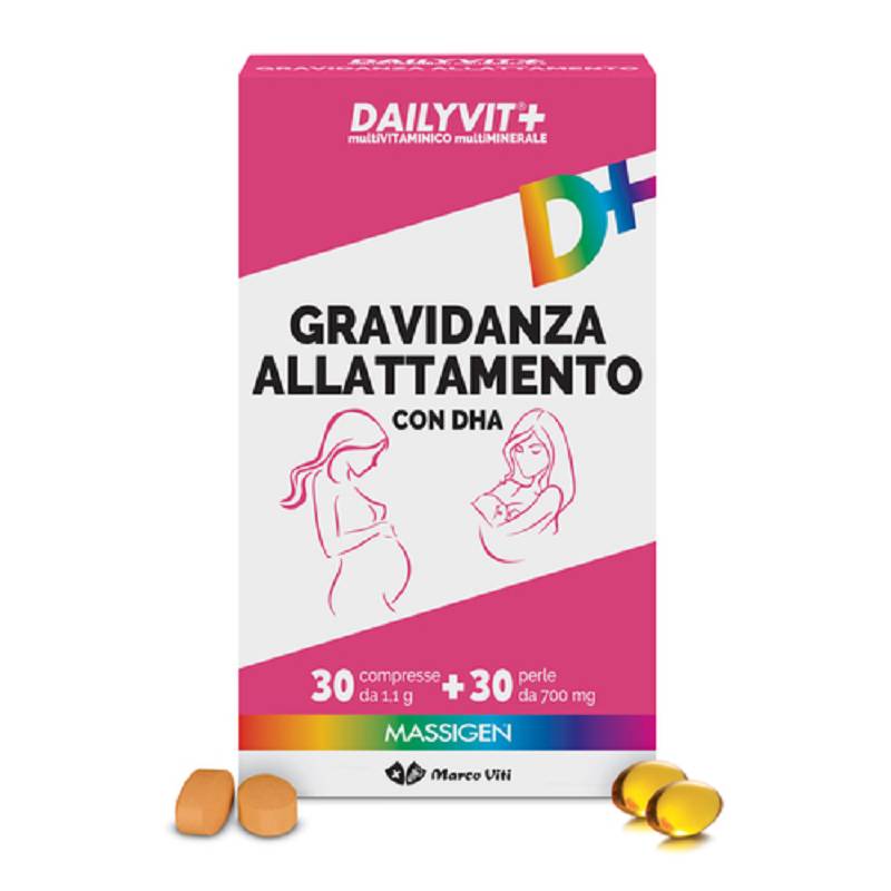 DailyVit+ gravidanza ed allattamento 30 perle e 30 compresse 