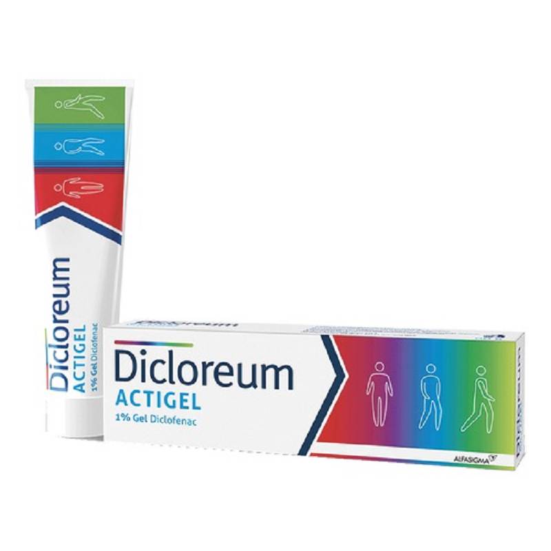 Dicloreum actigel gel 1% 50g