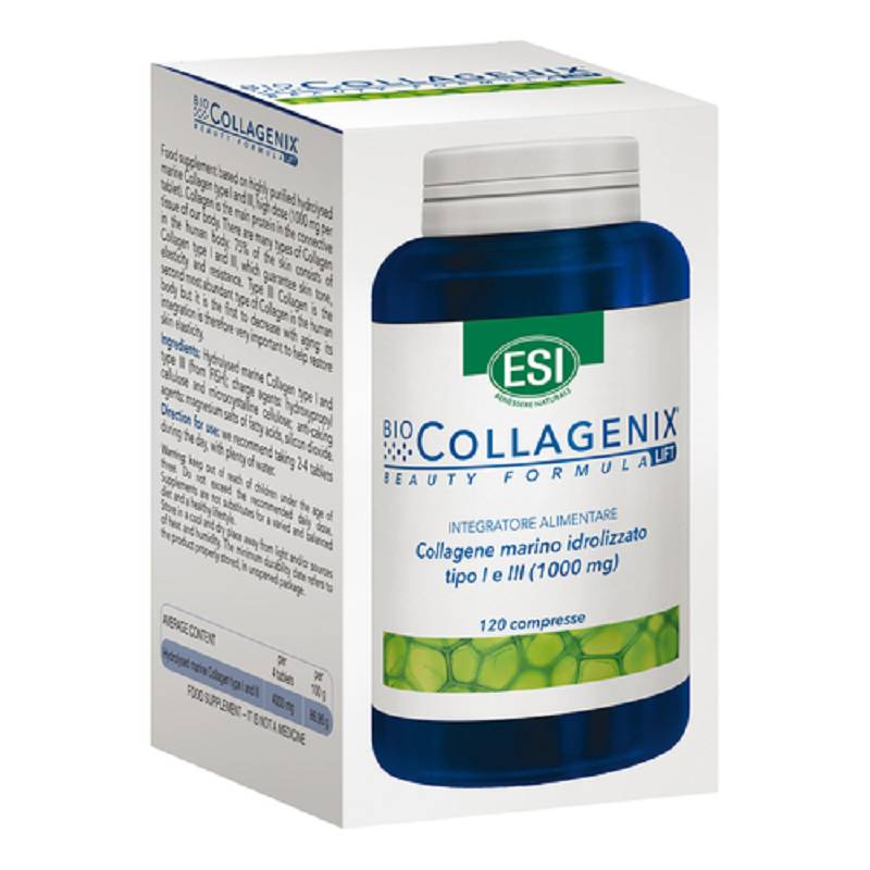 Esi bio collagenix 120 compresse di collagene marino