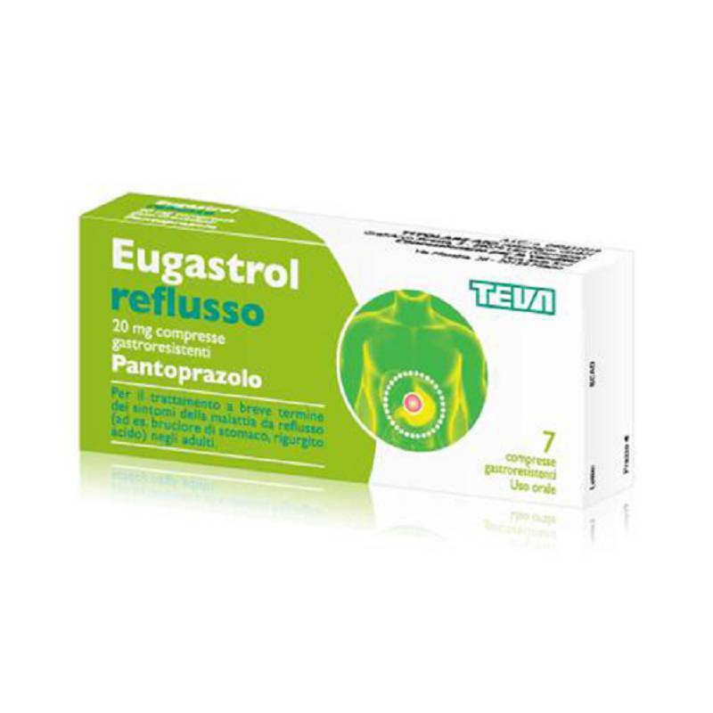 Eugastrol reflusso 14 compresse 20mg